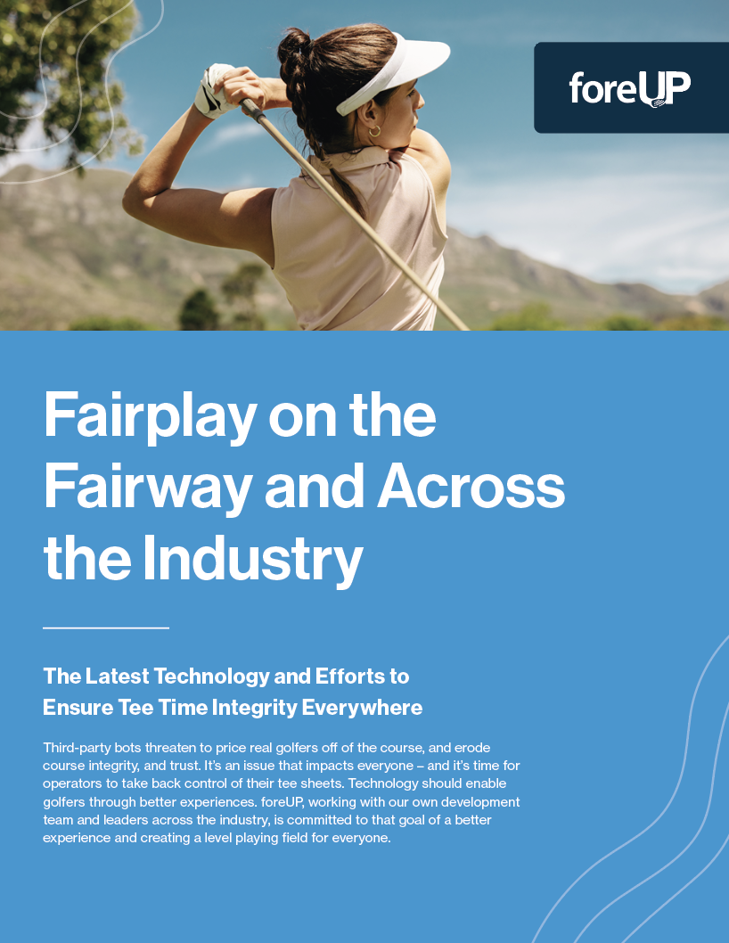Protect Your Tee Time Integrity With foreUP